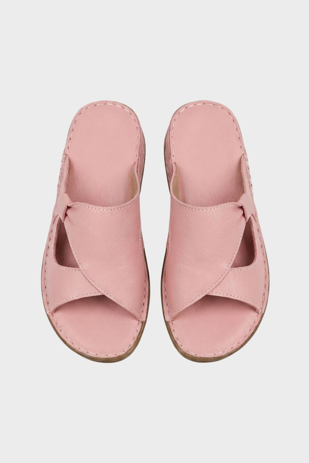 Sandalen Damen Pantoletten mit Kreuzriemen
