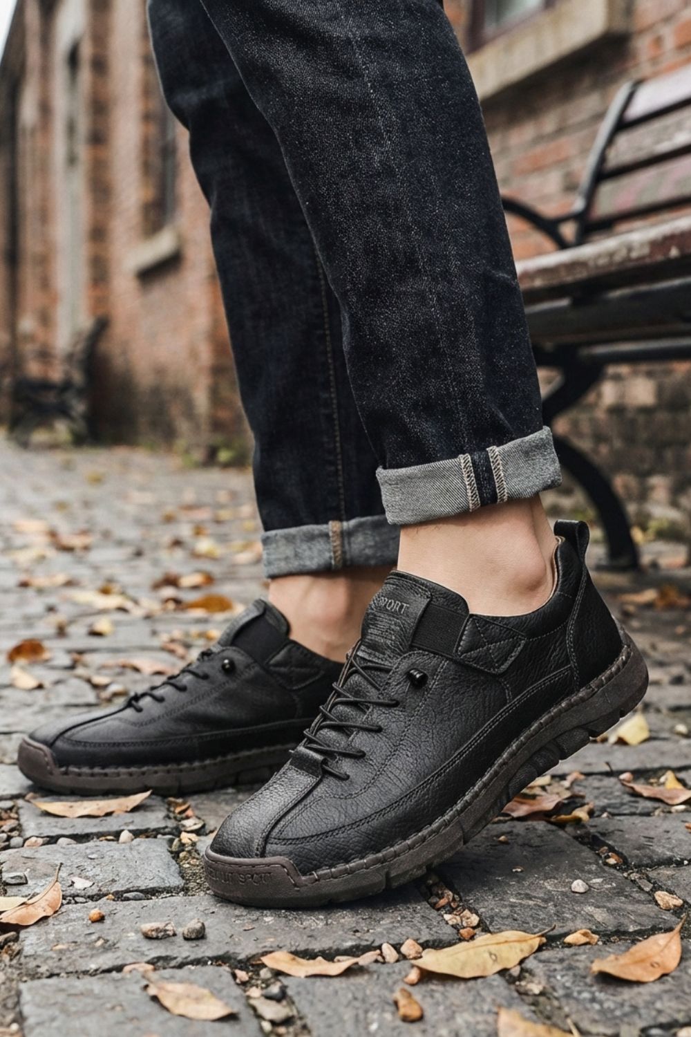 Sneaker Damen mit Klettverschluss und Schnürung