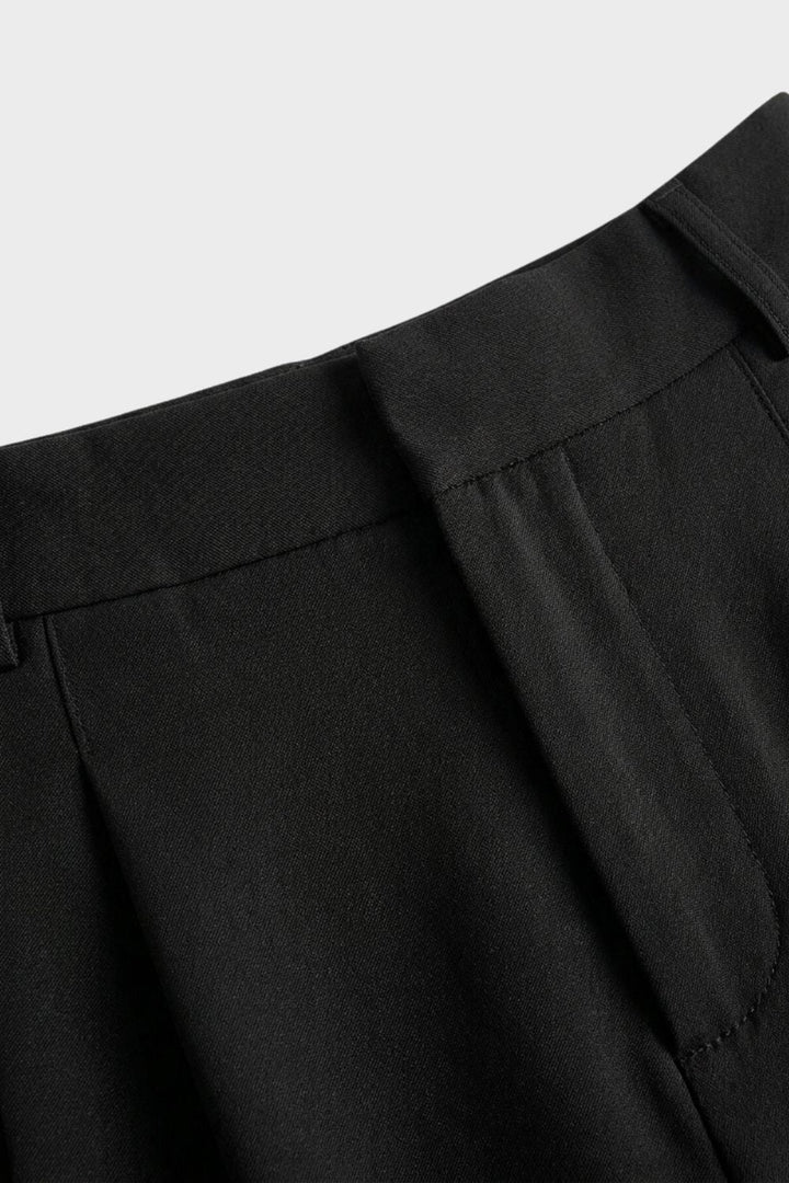 Stoffhose Damen Weite Hose mit Hoher Taille