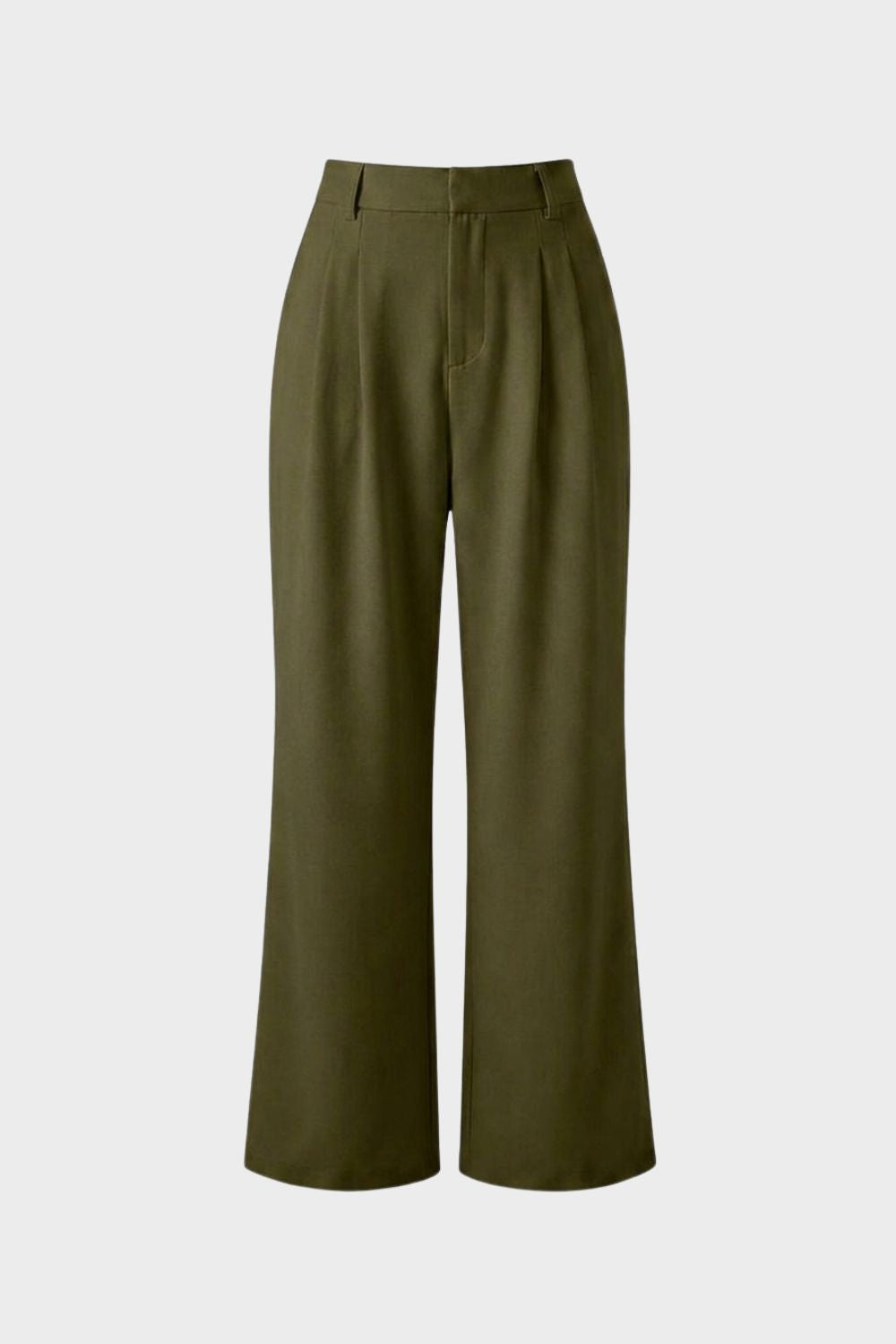 Stoffhose Damen Weite Hose mit Hoher Taille