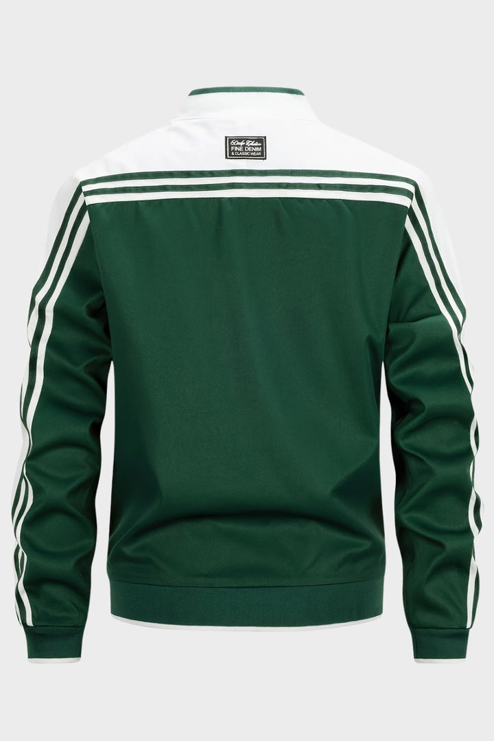 Trainingsjacke Herren mit Reißverschluss und Stehkragen