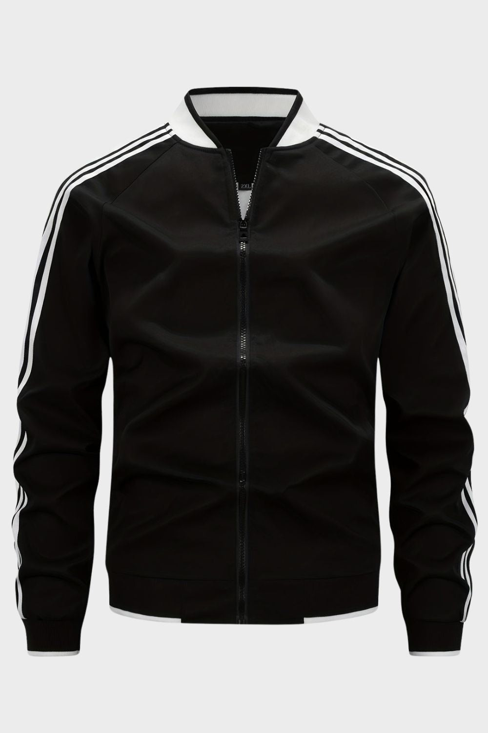 Trainingsjacke Herren mit Reißverschluss und Stehkragen