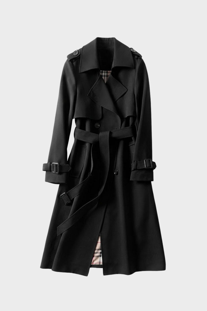 Trenchcoat Damen mit Gürtel und Doppelreihe