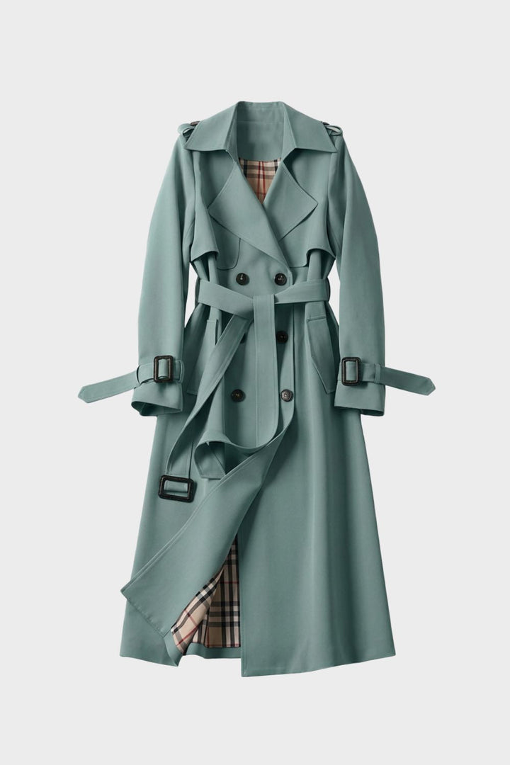Trenchcoat Damen mit Gürtel und Doppelreihe