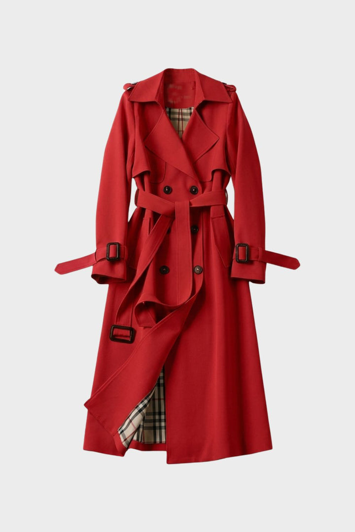 Trenchcoat Damen mit Gürtel und Doppelreihe